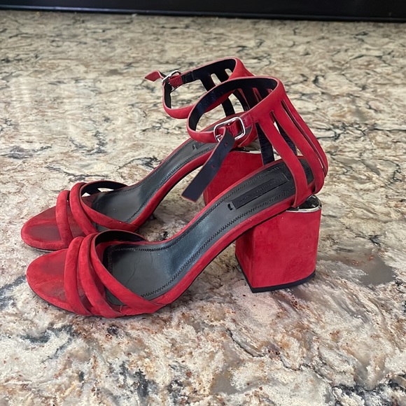 Red Alexander wang heels size 39.5 - Picture 3 of 5